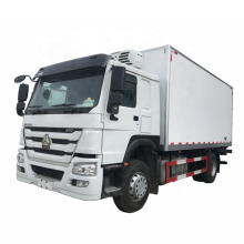 Sinotruck Howo refrigerated/refrigerator truck for milk/fruit/seafood /meat/vegetable to Africa Market